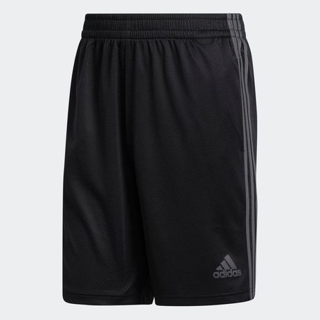 SHORTS 3 LISTRAS GL3415 BLACK/GRESIX GG
