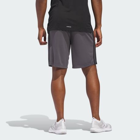 SHORTS 3 LISTRAS JJ4940 GREFIV/BLACK GG