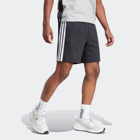 SHORT 3 STRIPES FRENCH TERRY JE6414 BLACK/WHITE GG