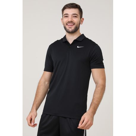 CAMISA POLO M NKCT DF POLO SOLID DH0857-010 010-BLACK (WHITE) P
