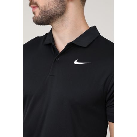 CAMISA POLO M NKCT DF POLO SOLID DH0857-010 010-BLACK (WHITE) P