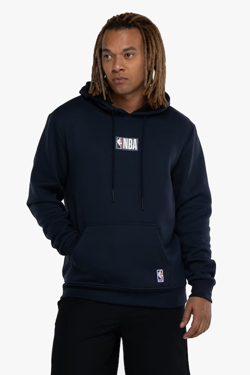 MOLETOM  NBA MASC  FECHADO NB532 PRETO GG