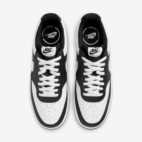 TENIS COURT VISION LO HM9862-001 001-BLACK/WHITE 38