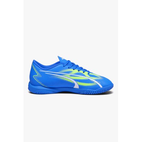 CHUTEIRA ULTRA PLAY JR BDP IN 107658 03-ULTRA BLUE-PUMA WHITE-PRO GREEN 35