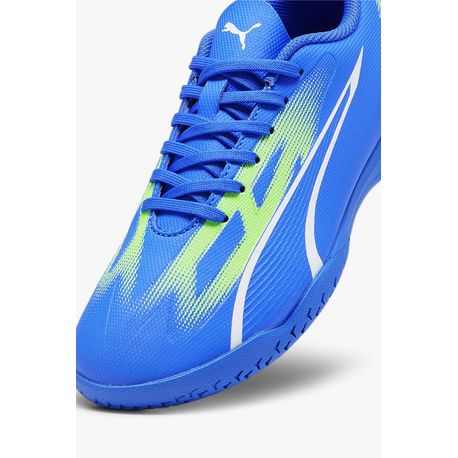 CHUTEIRA ULTRA PLAY JR BDP IN 107658 03-ULTRA BLUE-PUMA WHITE-PRO GREEN 35