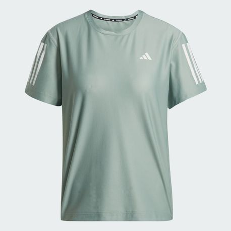 CAMISETA OWN THE RUN BASE JD6434 SILGRN GG