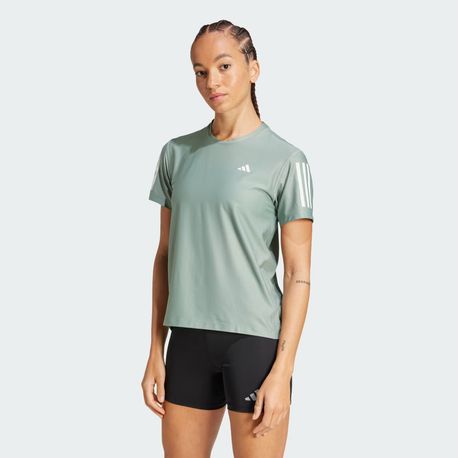 CAMISETA OWN THE RUN BASE JD6434 SILGRN GG