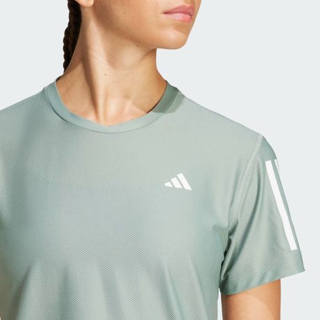 CAMISETA OWN THE RUN BASE JD6434 SILGRN GG