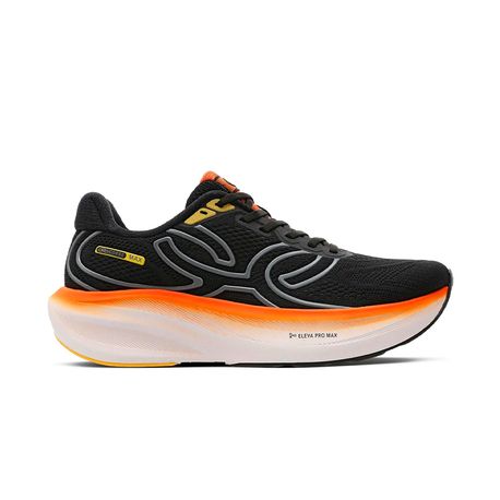 TENIS CORRE MAX 43758365 PRETO/LARANJA 37