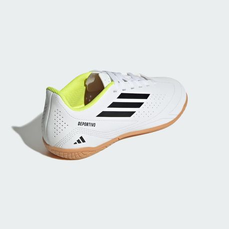 CHUTEIRA DEPORTIVO III JR IN JH8816 CLOUD WHITE / CORE BLACK / SOLAR YELLOW 36