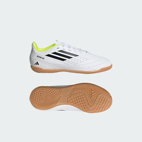 CHUTEIRA DEPORTIVO III JR IN JH8816 CLOUD WHITE / CORE BLACK / SOLAR YELLOW 36