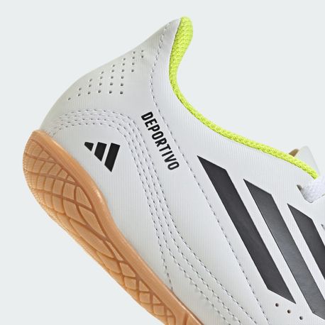 CHUTEIRA DEPORTIVO III JR IN JH8816 CLOUD WHITE / CORE BLACK / SOLAR YELLOW 36