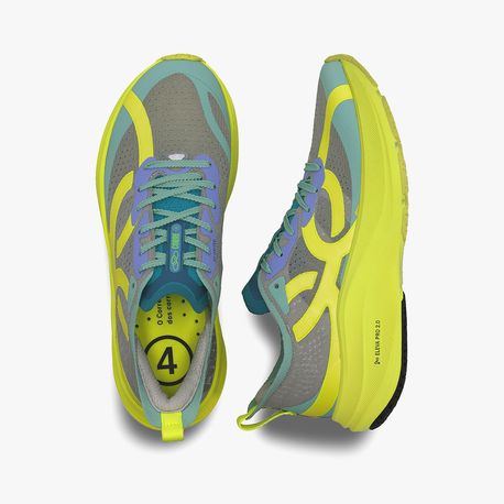 TENIS CORRE 4 43720366 CINZA/AMARELO/LIMAO 41