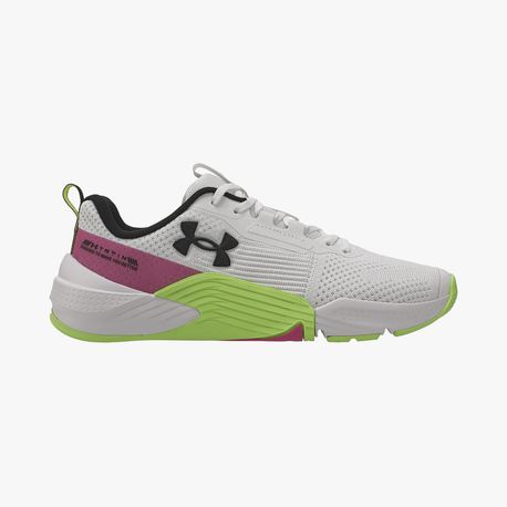 TENIS UA TRIBASE REPS 2 6001204 WHITE/MORPHGREEN/BLACK 36