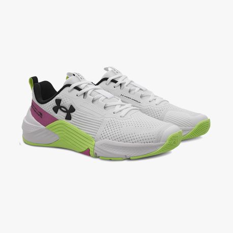 TENIS UA TRIBASE REPS 2 6001204 WHITE/MORPHGREEN/BLACK 36