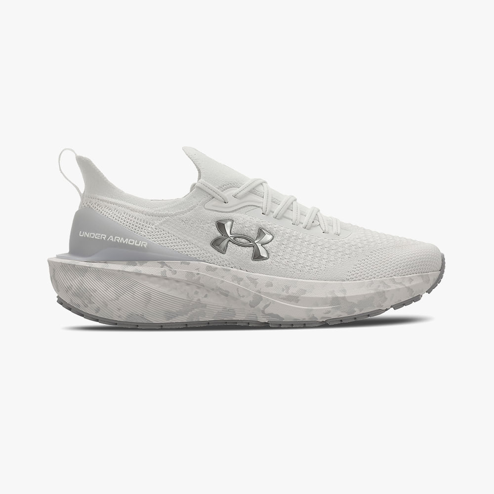 TENIS UA CH QUICKER 2 6006985 101-WHITE/WHITE/MET SILVER 39
