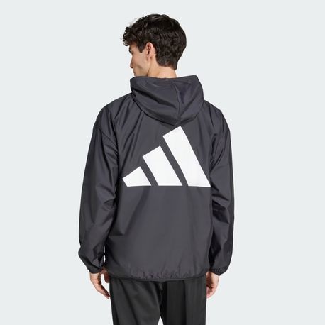 MOLETOM M BL WV WB JF3687 BLACK/WHITE GG