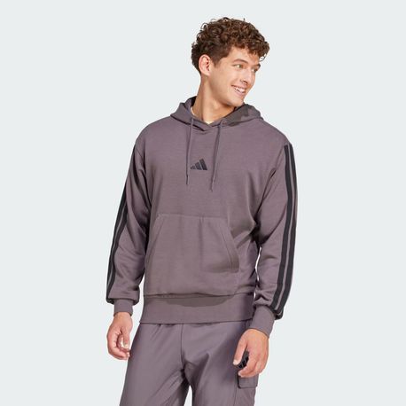 MOLETOM  M 3S FT HD JE6365 GRESTR/BLACK P