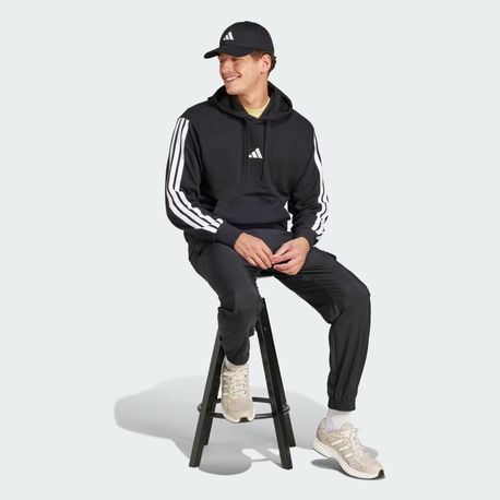 MOLETOM M 3S FT HD JD1874 BLACK/WHITE GG