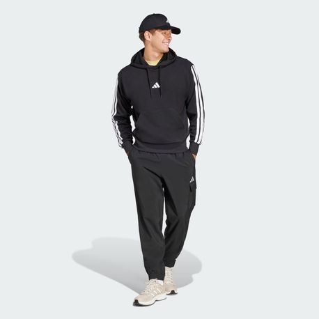 MOLETOM M 3S FT HD JD1874 BLACK/WHITE GG