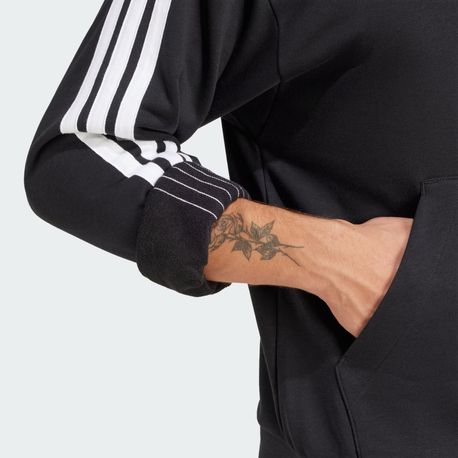 MOLETOM M 3S FT HD JD1874 BLACK/WHITE GG