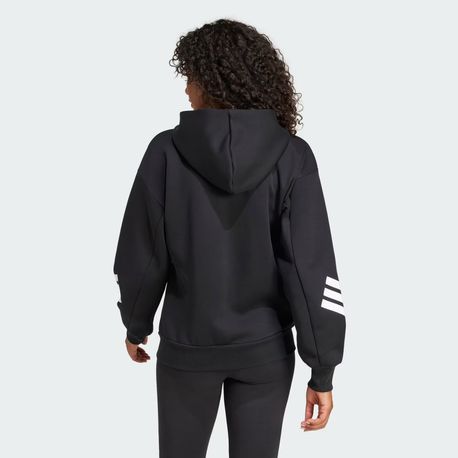 MOLETOM W FI 3S FZ HD JE0171 BLACK GG