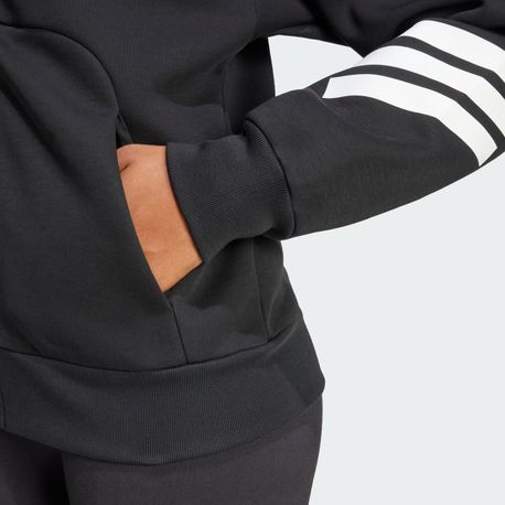MOLETOM W FI 3S FZ HD JE0171 BLACK GG