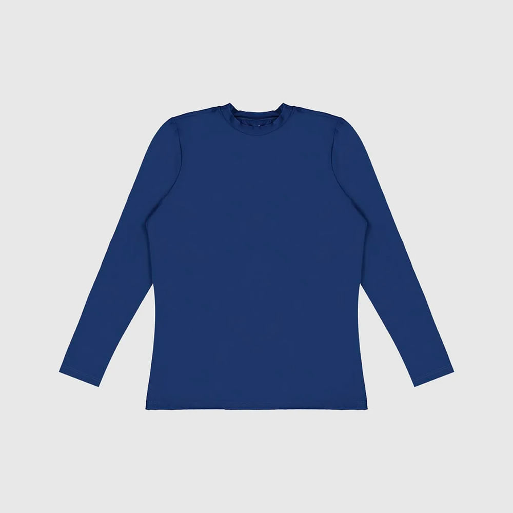 CAMISETA ML MASC 1000112035 AZUL GG