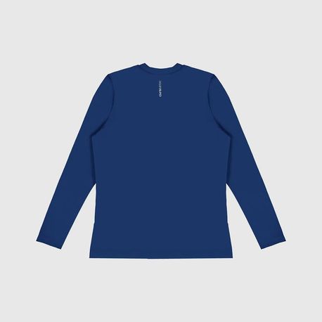 CAMISETA ML MASC 1000112035 AZUL GG