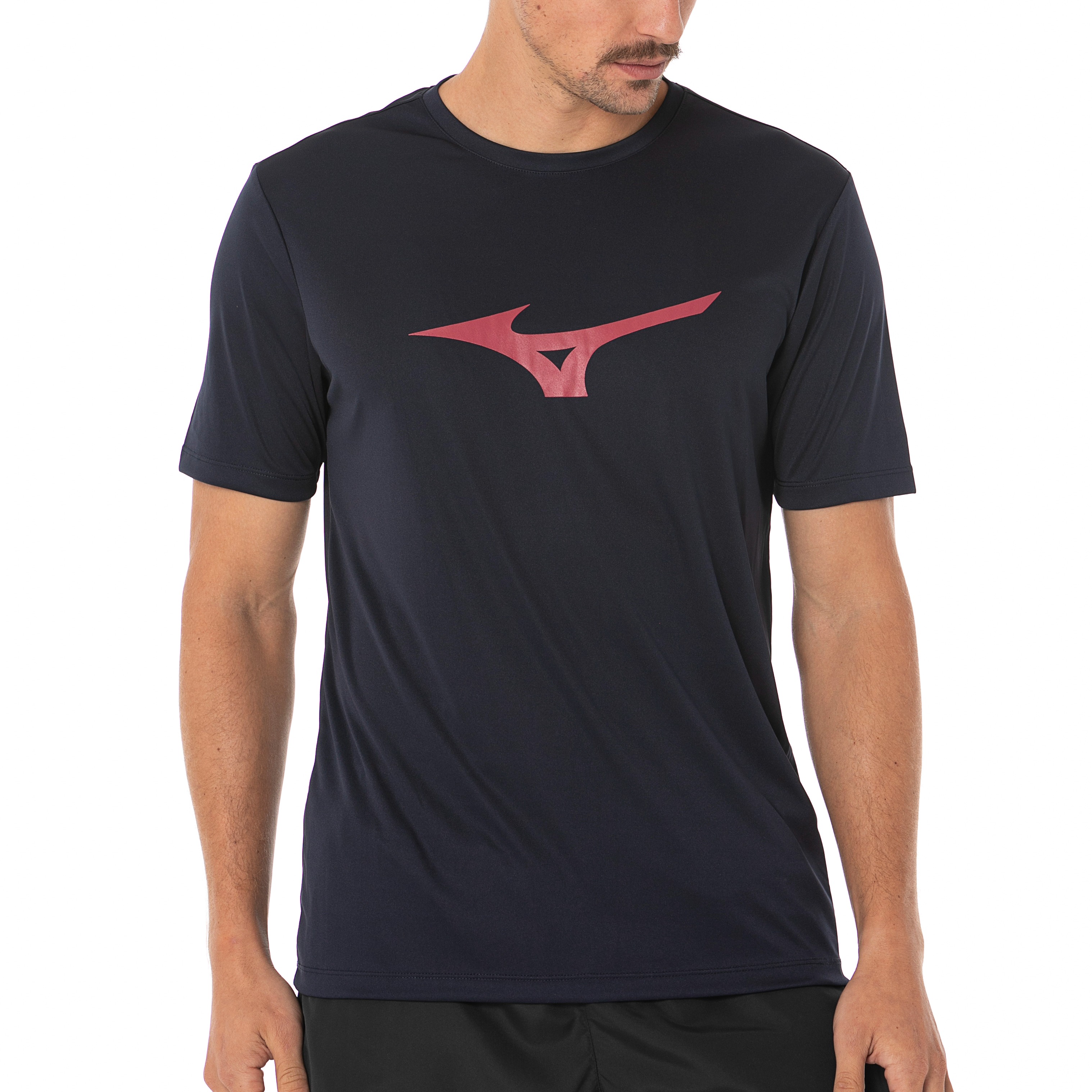 TSHIRT MIZUNO RUN SPARK M MIMSR4656 AZ NOITE/VHO RUIBARBO GG