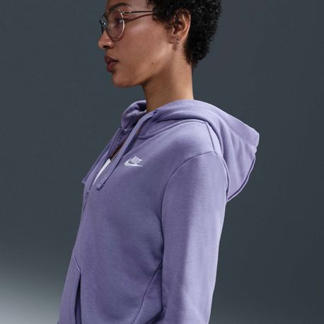 BLUSAO W NSW CLUB FLC FZ STD DQ5471-527 527-DUSTY AMETHYST/WHITE G