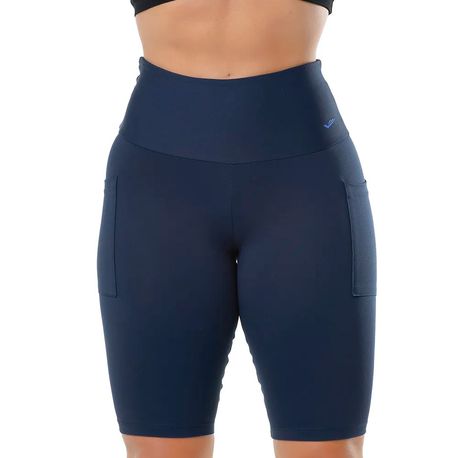 BERMUDA CICLISTA COM BOLSOS 129372 MARINHO GG