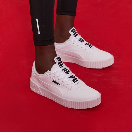 TENIS CARINA BOLD W 384476 01-WHITE/BLACK 34