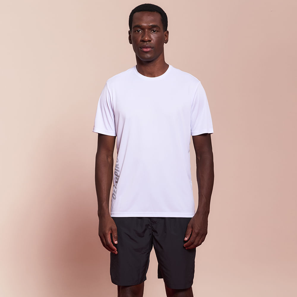 T-SHIRT BASIC LOGO MC M OBMST24643 BRANCO GG