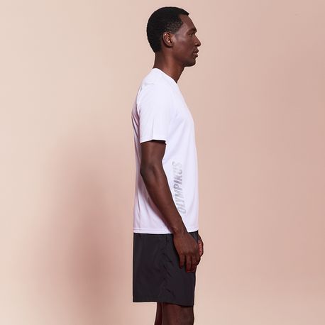 T-SHIRT BASIC LOGO MC M OBMST24643 BRANCO GG