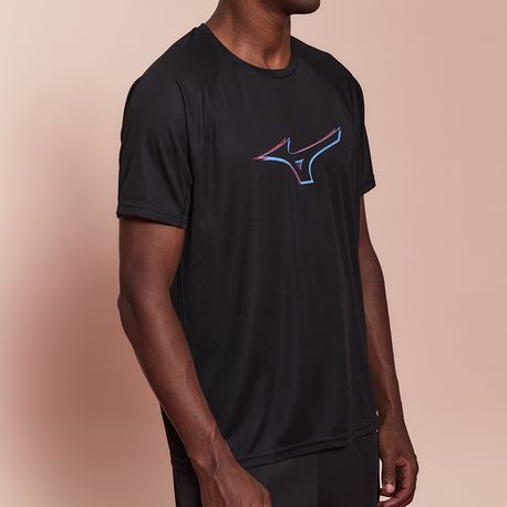 T SHIRT MIZ  RUN EASY 4 M MIMAR4350 PRETO/VERM RUMBA G