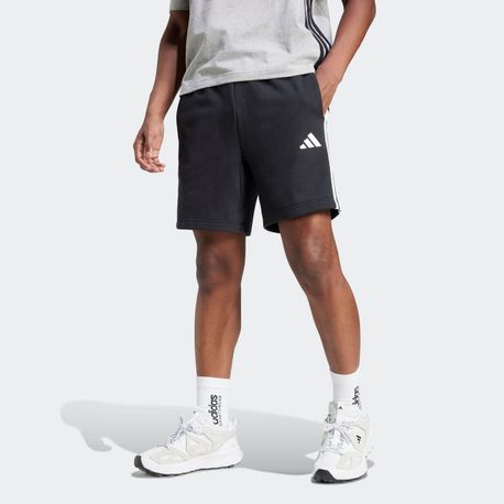 SHORT 3 STRIPES FRENCH TERRY JE6414 BLACK/WHITE GG
