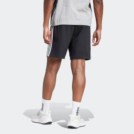 SHORT 3 STRIPES FRENCH TERRY JE6414 BLACK/WHITE GG