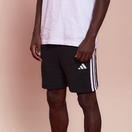 SHORT 3 STRIPES FRENCH TERRY JE6414 BLACK/WHITE GG