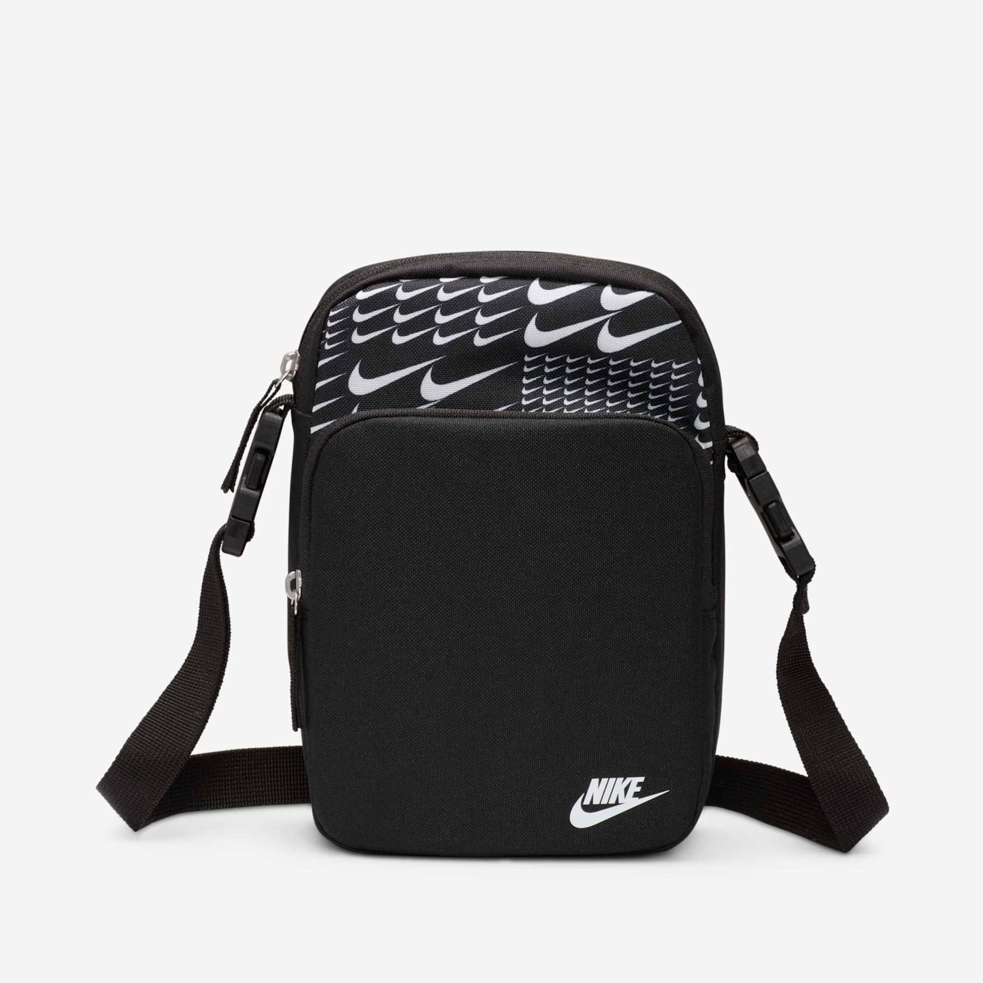 BOLSA NK HERTGE CRSSBY-SWSH GRID HJ8359-010 010-BLACK (WHITE) UNICO