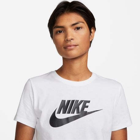 CAMISETA MANGA CURTA W NSW TEE ESSNTL ICN FTRA DX7906-100 100-WHITE(BLACK) GG