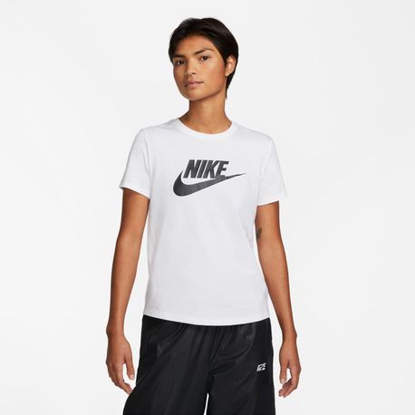 CAMISETA MANGA CURTA W NSW TEE ESSNTL ICN FTRA DX7906-100 100-WHITE(BLACK) GG