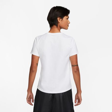 CAMISETA MANGA CURTA W NSW TEE ESSNTL ICN FTRA DX7906-100 100-WHITE(BLACK) GG