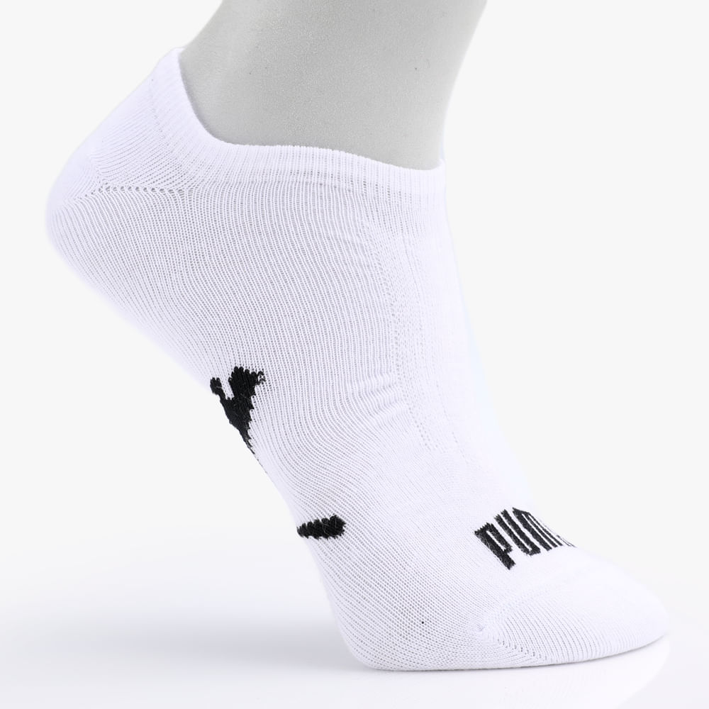 MEIA KIT C/3 INVISISVEL  PUMA 4515-001 999-BRANCO/PRETO 39/43