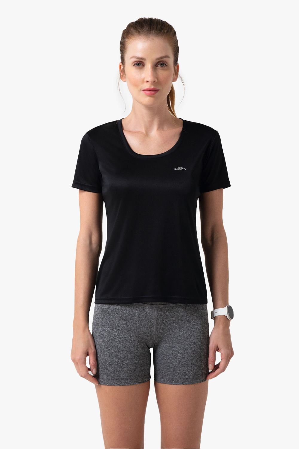 T-SHIRT ESSENTIAL MC F OIWWT22607 PRETO P