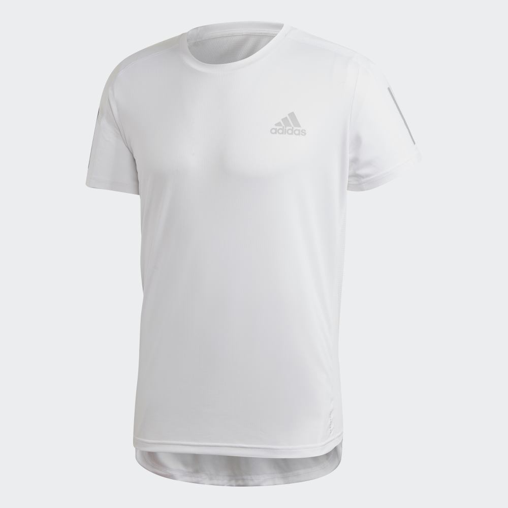 CAMISETA  OWN THE RUN TEE GC7868 WHITE/REF SILVER G