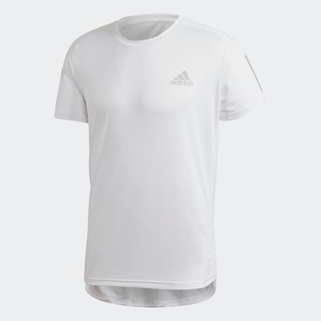CAMISETA  OWN THE RUN TEE GC7868 WHITE/REF SILVER M