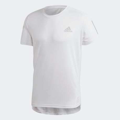 CAMISETA  OWN THE RUN TEE GC7868 WHITE/REF SILVER M