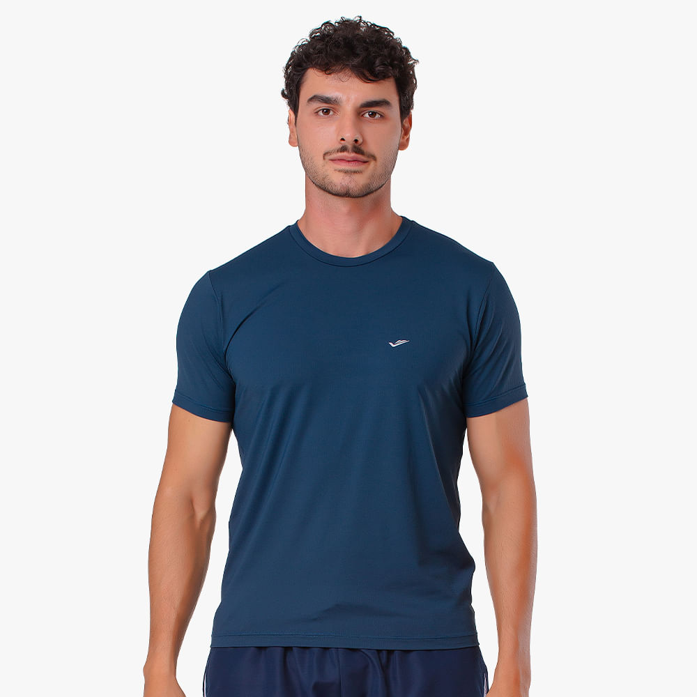 CAMISETA GOLA CARECA 135529 PETROLEO G