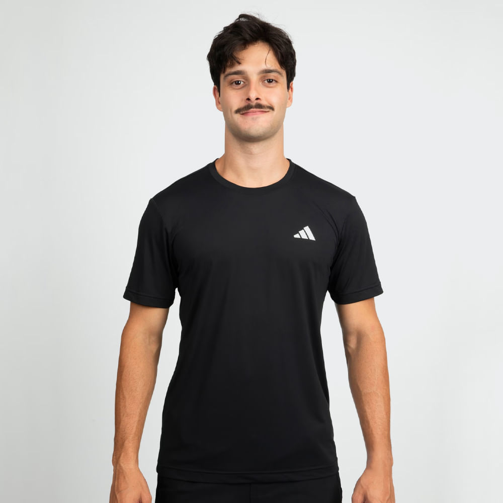CAMISETA OWN THE RUN 3 LISTRAS JY1651 BLACK GG